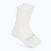 Шкарпетки HOKA Crew Run Socks 3 пари білий/білий/білий