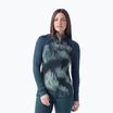 Кофта термічна жіноча Smartwool Classic Thermal Merino Base Layer 1/4 Zip Boxed twilight foggy pines