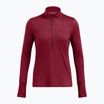 Лонгслів для бігу жіночий Under Armour Launch Pro Half Zip cardinal/reflective
