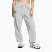 Штани жіночі Under Armour Icon Heavyweight Terry Oversized mod gray light heather/forest green