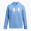 Жіноча толстовка Under Armour Rival Fleece Big Logo Hoodie horizon синя/біла