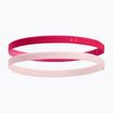 Пов'язка на голову Under Armour Mini Bands (2 шт.) shaded fuchsia/prime pink