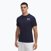 Футболка для тренувань чоловіча Under Armour HeatGear Fitted midnight navy/white