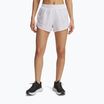 Шорти для бігу жіночі Under Armour Fly By 3" Novelty white / reflective