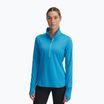 Лонгслів для бігу жіночий Under Armour Launch Pro Half Zip ether blue/reflective