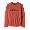 Лонгслів чоловічий Patagonia Cap Cool Daily Graphic Shirt '73 text logo / potters red x-dye