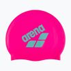 Шапочка для плавання arena Big Logo shocking pink/water