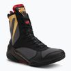 Кросівки боксерські Venum Elite Boxing stom grey/gold logo