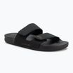 Шльопанці чоловічі Quiksilver Rivi Leather Double Adjust black 1