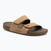 Шльопанці чоловічі Quiksilver Rivi Leather Double Adjust tan 1