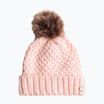 Шапка зимова жіноча ROXY Blizzard pink salt