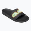 Шльопанці чоловічі Quiksilver Rivi Wordmark Slide II black rasta