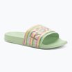 Шльопанці жіночі ROXY Slippy II green stripe