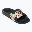 Шльопанці жіночі ROXY Slippy II black/green print