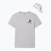 Чоловіча тенісна сорочка Lacoste TH1044 сріблястий фарфор / темно-синій