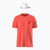 Чоловіча тенісна сорочка Lacoste TH1044 мангове дерево червоний/гренадин
