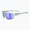 Окуляри сонцезахисні UVEX Sportstyle 230 smoke matt/mirror blue