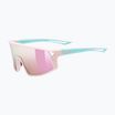 Окуляри сонцезахисні дитячі UVEX Skyryse Jr pink/green matt/mirror pink
