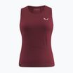 Жіночий трекінговий топ Salewa Puez Sporty Dry Tank синього кольору