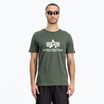 Футболка чоловіча Alpha Industries Basic dark olive