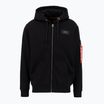 Кофта чоловіча Alpha Industries Back Print Zip black