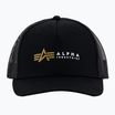 Кепка чоловіча Alpha Industries Label Trucker black