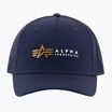 Кепка чоловіча Alpha Industries Label Trucker rep.blue