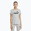 Футболка жіноча PUMA ESS Logo light gray heather