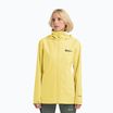 Жіноча дощовикова куртка Jack Wolfskin Trailtime 2L lemon ice