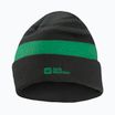 Дитяча зимова шапка Jack Wolfskin Stripy Knit slate green/mystic