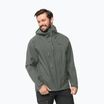 Куртка дощовик чоловіча Jack Wolfskin Kammweg 3L Jkt M зелена 1115831