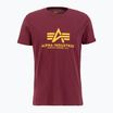 Футболка чоловіча Alpha Industries Basic burgundy