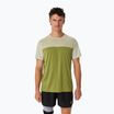 Футболка для бігу чоловіча ASICS Race Top performance dried leaf green/cactus