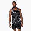 Топ для бігу чоловічий ASICS  Road All Over Print Singlet performance black
