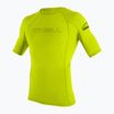 Чоловіча футболка для плавання O'Neill Basic Skins Rash Guard лайм