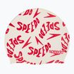 Шапочка для плавання дитяча Speedo Slogan Print white/red