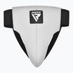 Захист паху чоловічий RDX R1 Martial Arts groin guard white/black