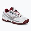 Кросівки тенісні жіночі Mizuno Break Shot 4 CC white/cabernet/papyrus