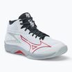 Кросівки волейбольні чоловічі Mizuno Thunder Blade з Mid white/salsa/black