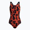 Купальник суцільний жіночий Nike Multiple Print Fastback помаранчевий NESSC050-631