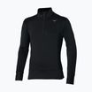 Кофта для бігу чоловіча Mizuno Warmalite Half Zip black