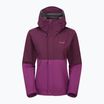 Куртка-дощовик жіноча Rab Downpour mulberry/plum