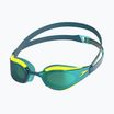 Окуляри для плавання Speedo Fastskin Hyper Elite Mirror hyper yellow/steel/emerald mirror