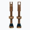 Комплект безтрубних клапанів Peaty's X Chris King MK2 Presta Комплект безтрубних клапанів 42 мм бурбон