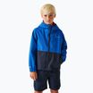 Куртка-дощовик дитяча REGATTA Hanleigh II olympian blue/navy/tangerine tango