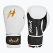 Боксерські рукавички шкіряні HOOK FIGHTING Ready to Fight білі