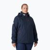 Куртка вітрильна жіноча Helly Hansen Crew Hooded Midlayer Plus 2.0 navy