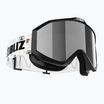 Окуляри гірськолижні дитячі Bliz Liner Jr black white logo/brown&silver mirror
