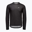 Чоловічий велосипедний лонгслів POC Motion Air Jersey урановий чорний