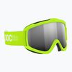 Окуляри гірськолижні дитячі POC POCito Iris fluorescent yellow/green/partly sunny silver